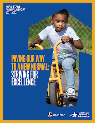 This is the cover of the 2020–2021 Head Start Annual Report